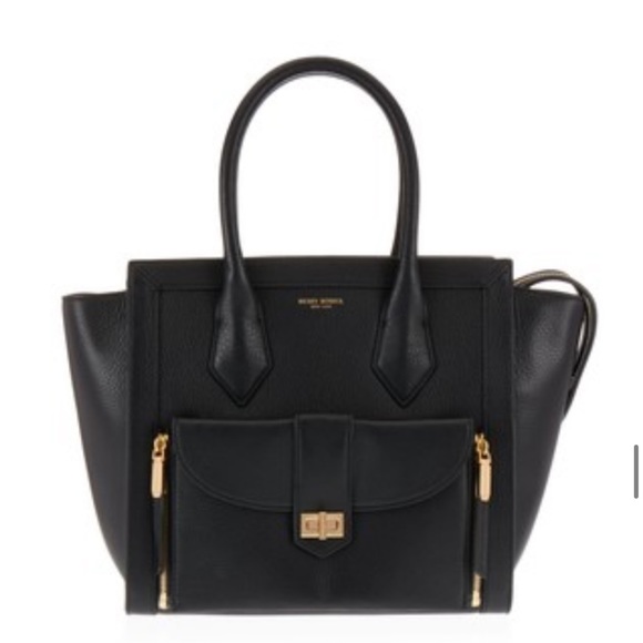 henri bendel Handbags - Henri Bendel Black Rivington Tote Bag with Gold Hardware Large